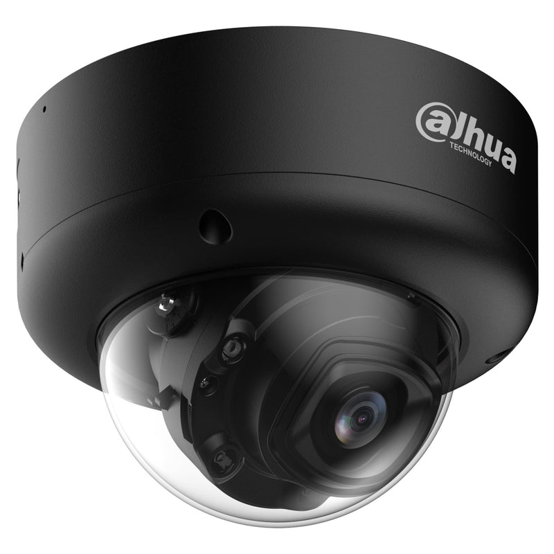 Dahua 5MP WizMind dome IP kamera, 2,7–13,5mm, IR 60m, Smart Dual Light, AI, WDR, PoE, IP67, IK10, melna