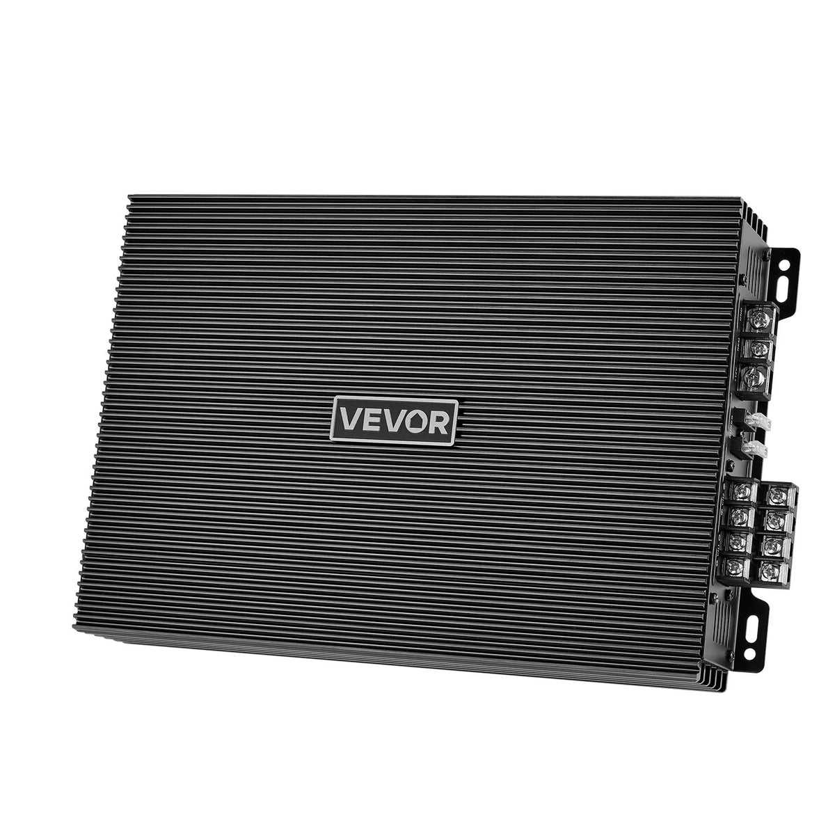 VEVOR automašīnas audio pastiprinātājs, 4 kanālu tiltojams auto pastiprinātājs, daudzkanālu Class AB stereo pastiprinātājs ar maksimālo jaudu 4 × 200 W pie 4 Ω / 4 × 400 W pie 2 Ω, augstas jaudas pastiprinātājs SUV, pikapiem un bezceļu transportlīdzekļiem - ZEMLETES.LV