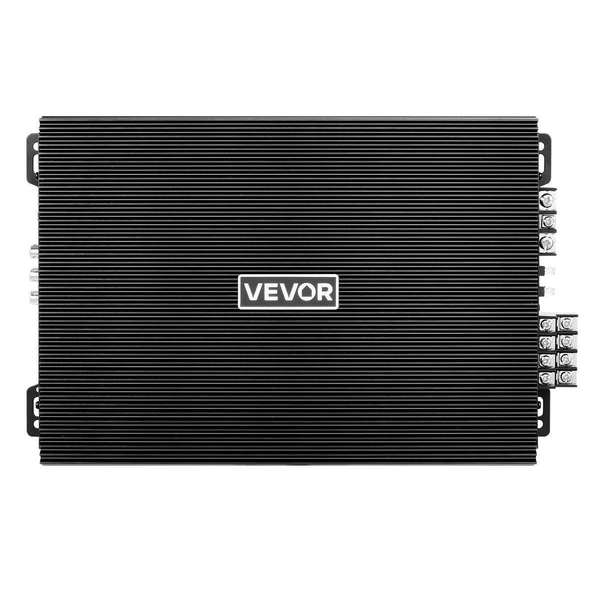 VEVOR automašīnas audio pastiprinātājs, 4 kanālu tiltojams auto pastiprinātājs, daudzkanālu Class AB stereo pastiprinātājs ar maksimālo jaudu 4 × 200 W pie 4 Ω / 4 × 400 W pie 2 Ω, augstas jaudas pastiprinātājs SUV, pikapiem un bezceļu transportlīdzekļiem - ZEMLETES.LV