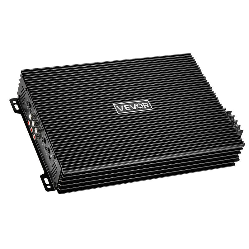 VEVOR automašīnas audio pastiprinātājs, 4 kanālu tiltojams auto pastiprinātājs, daudzkanālu Class AB stereo pastiprinātājs ar maksimālo jaudu 4 × 200 W pie 4 Ω / 4 × 400 W pie 2 Ω, augstas jaudas pastiprinātājs SUV, pikapiem un bezceļu transportlīdzekļiem - ZEMLETES.LV