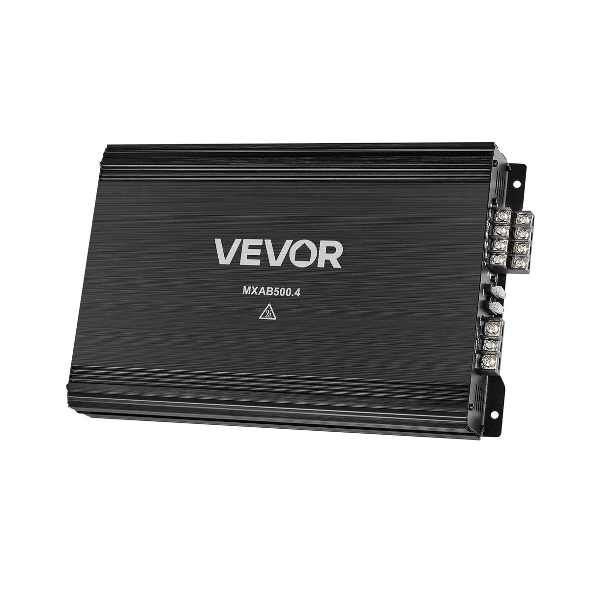 VEVOR automašīnas audio pastiprinātājs, 4 kanālu tiltojams auto pastiprinātājs, daudzkanālu Class AB stereo pastiprinātājs ar maksimālo jaudu 4 × 250 W pie 4 Ω / 4 × 500 W pie 2 Ω, augstas jaudas pastiprinātājs SUV, pikapiem un bezceļu transportlīdzekļiem - ZEMLETES.LV