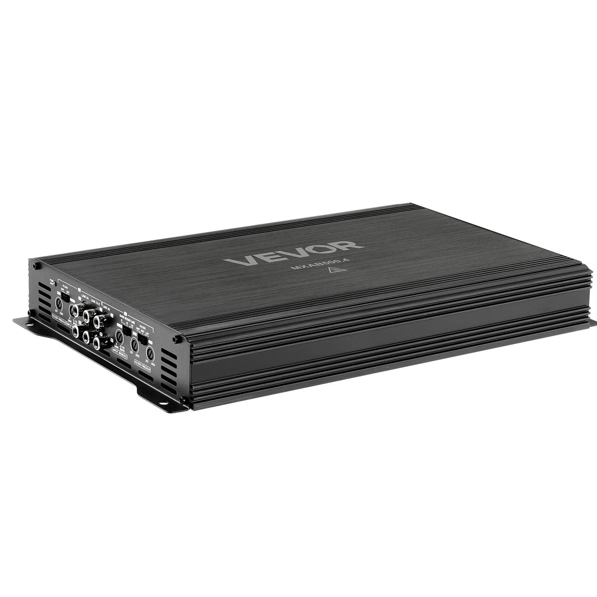 VEVOR automašīnas audio pastiprinātājs, 4 kanālu tiltojams auto pastiprinātājs, daudzkanālu Class AB stereo pastiprinātājs ar maksimālo jaudu 4 × 250 W pie 4 Ω / 4 × 500 W pie 2 Ω, augstas jaudas pastiprinātājs SUV, pikapiem un bezceļu transportlīdzekļiem - ZEMLETES.LV