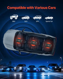 VEVOR automašīnas audio pastiprinātājs, 4 kanālu tiltojams auto pastiprinātājs, daudzkanālu Class AB stereo pastiprinātājs ar maksimālo jaudu 4 × 250 W pie 4 Ω / 4 × 500 W pie 2 Ω, augstas jaudas pastiprinātājs SUV, pikapiem un bezceļu transportlīdzekļiem - ZEMLETES.LV