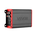 VEVOR automašīnas audio pastiprinātājs, 4 kanālu tiltojams auto pastiprinātājs, daudzkanālu Class D stereo pastiprinātājs ar maksimālo jaudu 4 × 120 W pie 4 Ω / 4 × 200 W pie 2 Ω, augstas jaudas pastiprinātājs SUV, pikapiem un bezceļu transportlīdzekļiem - ZEMLETES.LV