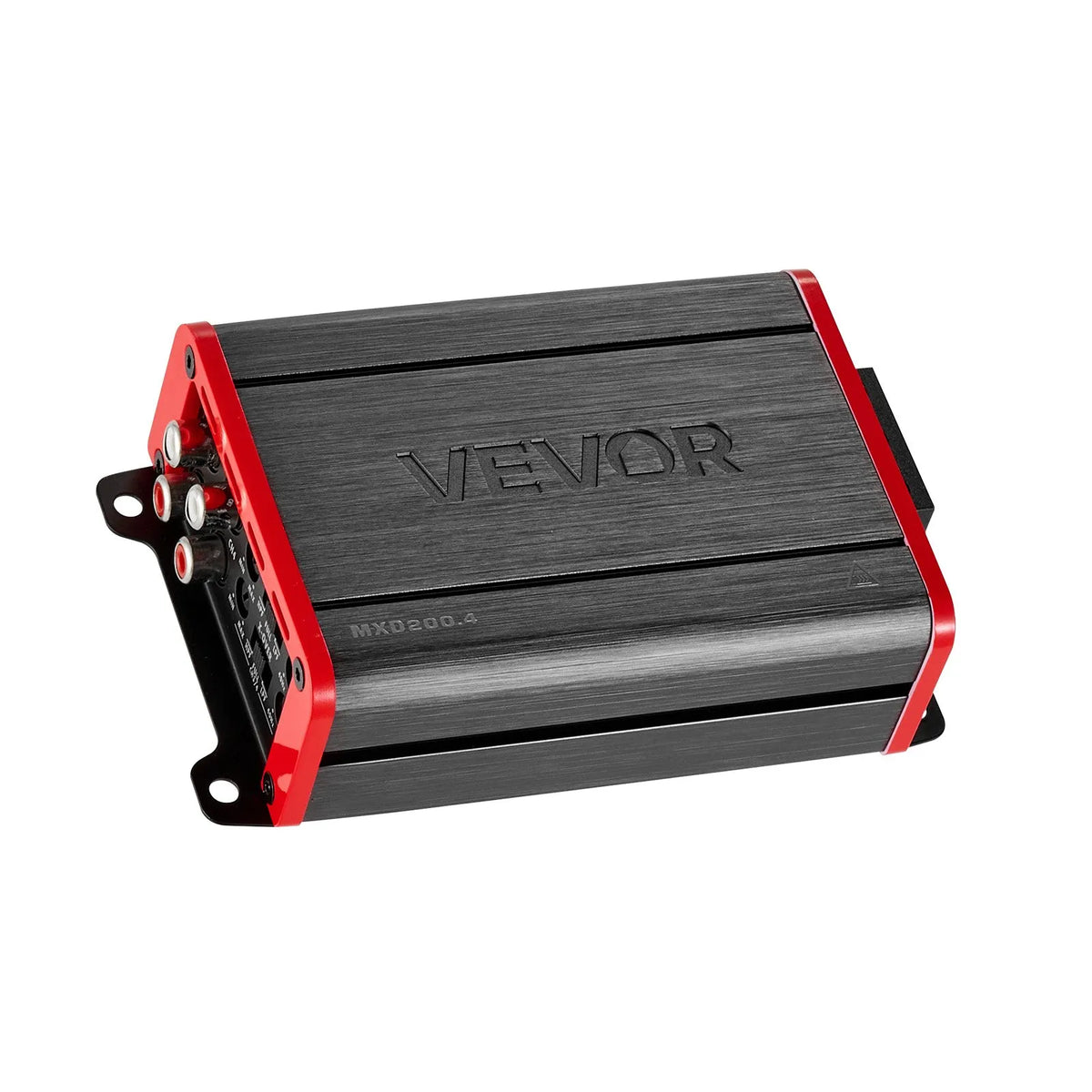 VEVOR automašīnas audio pastiprinātājs, 4 kanālu tiltojams auto pastiprinātājs, daudzkanālu Class D stereo pastiprinātājs ar maksimālo jaudu 4 × 120 W pie 4 Ω / 4 × 200 W pie 2 Ω, augstas jaudas pastiprinātājs SUV, pikapiem un bezceļu transportlīdzekļiem - ZEMLETES.LV