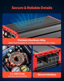 VEVOR automašīnas audio pastiprinātājs, 4 kanālu tiltojams auto pastiprinātājs, daudzkanālu Class D stereo pastiprinātājs ar maksimālo jaudu 4 × 272 W pie 4 Ω / 4 × 400 W pie 2 Ω, augstas jaudas pastiprinātājs SUV, pikapiem un bezceļu transportlīdzekļiem - ZEMLETES.LV