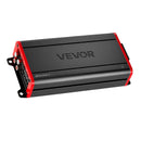 VEVOR automašīnas audio pastiprinātājs, 4 kanālu tiltojams auto pastiprinātājs, daudzkanālu Class D stereo pastiprinātājs ar maksimālo jaudu 4 × 272 W pie 4 Ω / 4 × 400 W pie 2 Ω, augstas jaudas pastiprinātājs SUV, pikapiem un bezceļu transportlīdzekļiem - ZEMLETES.LV