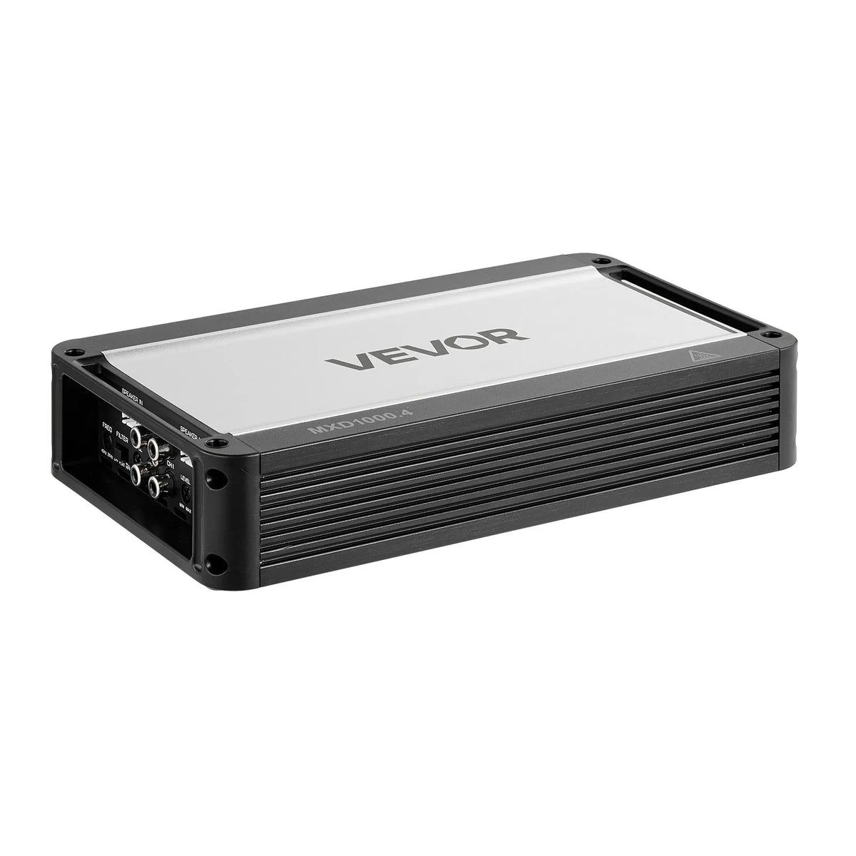 VEVOR automašīnas audio pastiprinātājs, 4 kanālu tiltojams auto pastiprinātājs, daudzkanālu Class D stereo pastiprinātājs ar maksimālo jaudu 4 × 500 W pie 4 Ω / 4 × 1000 W pie 2 Ω, augstas jaudas pastiprinātājs SUV, pikapiem un bezceļu transportlīdzekļiem - ZEMLETES.LV