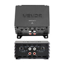 VEVOR automašīnas audio pastiprinātājs, 4 kanālu tiltojams auto pastiprinātājs, daudzkanālu Class D stereo pastiprinātājs ar maksimālo jaudu 4 × 110 W pie 4 Ω / 4 × 160 W pie 2 Ω, augstas jaudas pastiprinātājs SUV, pikapiem un bezceļu transportlīdzekļiem - ZEMLETES.LV
