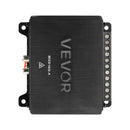 VEVOR automašīnas audio pastiprinātājs, 4 kanālu tiltojams auto pastiprinātājs, daudzkanālu Class D stereo pastiprinātājs ar maksimālo jaudu 4 × 110 W pie 4 Ω / 4 × 160 W pie 2 Ω, augstas jaudas pastiprinātājs SUV, pikapiem un bezceļu transportlīdzekļiem - ZEMLETES.LV