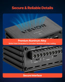 VEVOR automašīnas audio pastiprinātājs, 4 kanālu tiltojams auto pastiprinātājs, daudzkanālu Class D stereo pastiprinātājs ar maksimālo jaudu 4 × 110 W pie 4 Ω / 4 × 160 W pie 2 Ω, augstas jaudas pastiprinātājs SUV, pikapiem un bezceļu transportlīdzekļiem - ZEMLETES.LV