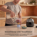 Ninja CrushBOSS LB401EUBK 3-in-1 blenderis ar 1200 W jaudu, 2,1 l krūzi un pārtikas smalcinātāju