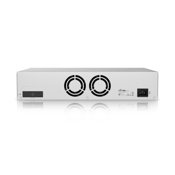 Ubiquiti UNVR-Pro, UniFi Protect tīkla videoreģistrators, 7 × 2,5"/3,5" HDD, līdz 24 × 4K vai 70 × Full HD kamerām, RAID aizsardzība, 1 GbE + 10 GbE SFP+, 2U
