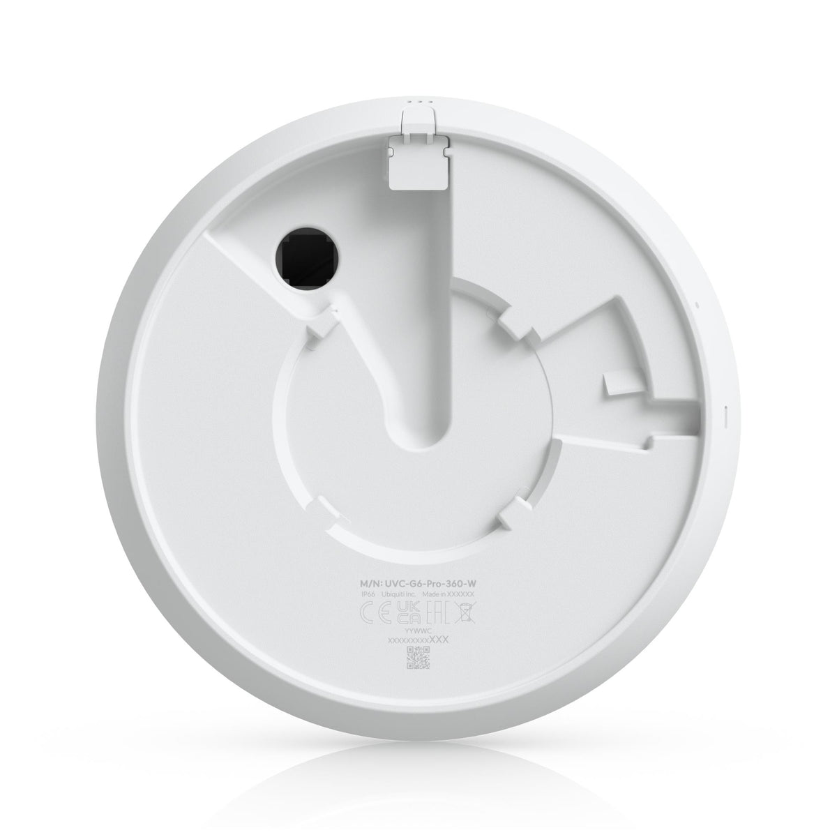 Ubiquiti G6 Pro 360 12 MP Panoramic IP Camera, 180° Viewing Angle, Digital PTZ, Smart IR up to 15 m, Human, Vehicle and Animal Detection, Two-Way Audio, microSD, PoE+, IP66, IK10, White