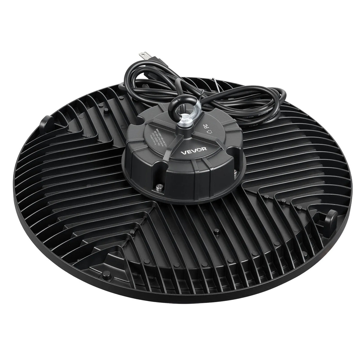 VEVOR LED industriālie augstgriestu gaismekļi 20 gab. 150 W, 5000 K, 21000 lm, IP65, 100–277 V, UFO tipa noliktavām, darbnīcām, rūpnīcām, sporta zālēm un garāžām, melni - ZEMLETES.LV