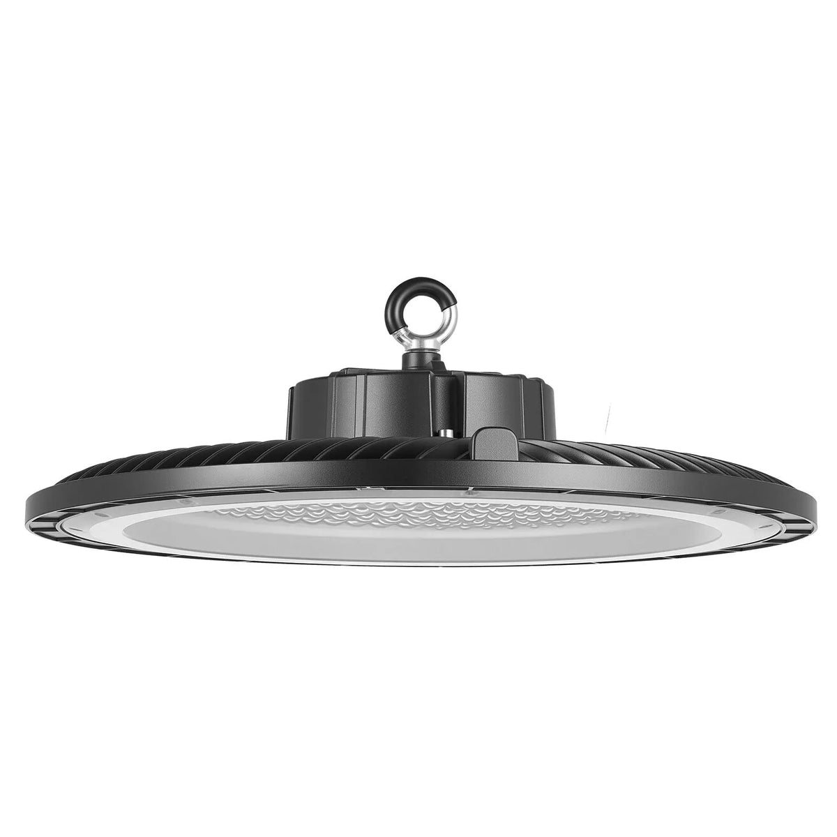 VEVOR LED industriālie augstgriestu gaismekļi 20 gab. 150 W, 5000 K, 21000 lm, IP65, 100–277 V, UFO tipa noliktavām, darbnīcām, rūpnīcām, sporta zālēm un garāžām, melni - ZEMLETES.LV