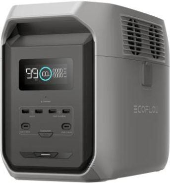 EcoFlow DELTA 3 1500 1536 Wh / 1800 W uzlādes stacija – LiFePO₄, UPS, IP54