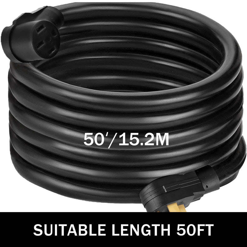 Strāvas pagarinātājs treilerim/kemperim, 15,2 m, 8AWG, 4 dzīslas