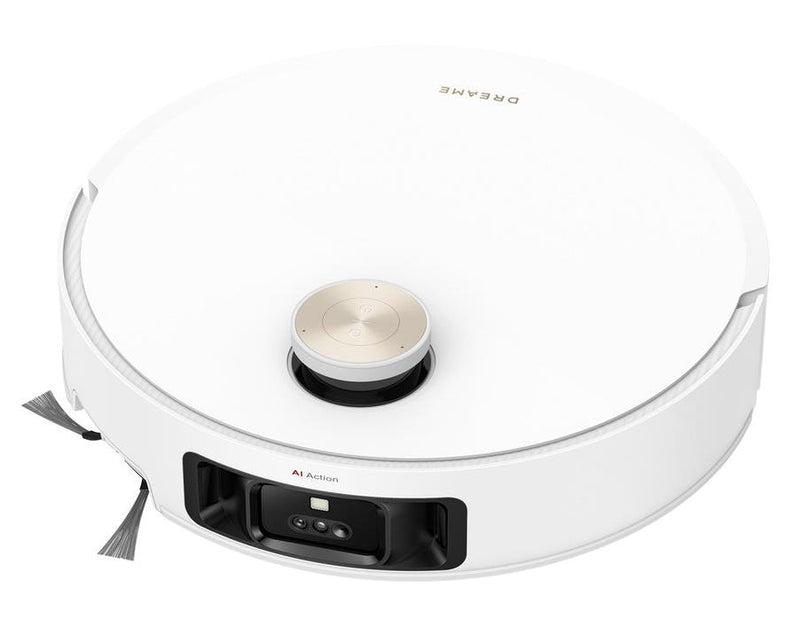 Dreame L50 Pro Ultra robotizētais putekļsūcējs, 19 500 Pa, sausā un mitrā uzkopšana, VersaLift LiDAR, AI šķēršļu noteikšana, automātiskā dokstacija, 6400 mAh, balts — RLL84CE