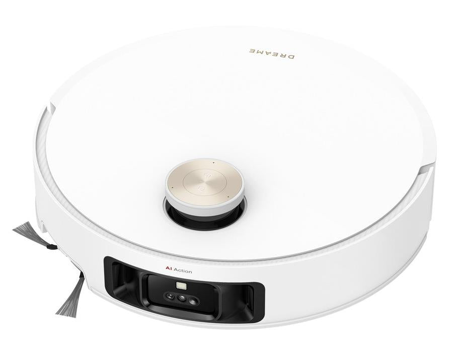 Dreame L50 Pro Ultra robotic vacuum cleaner, 19,500 Pa, dry and wet cleaning, VersaLift LiDAR, AI obstacle detection, automatic docking, 6400 mAh, white — RLL84CE