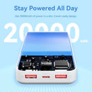 Vention FHLB0 ārējais akumulators 20 000 mAh, 22,5 W, melns