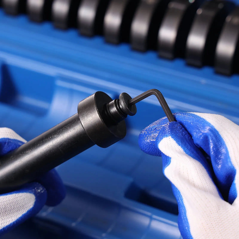 52 gab. bukses, gultņu un blīvju montāžas komplekts, 18-65 mm un 74 mm diametrā