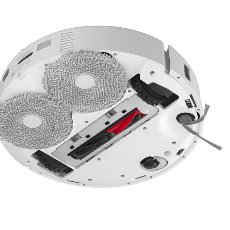 Roborock Qrevo C Pro White QRRCP02-00, robotizēts putekļsūcējs ar sauso un mitro uzkopšanu, 18 500 Pa, LiDAR navigāciju un pašattīrīšanās staciju