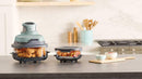 Ninja CRISPi FN101EUSG, 4-in-1 pārnēsājams stikla karstā gaisa friteris, 1700 W, 3,8 l un 1,4 l CleanCrisp tvertnes, Air Fry, Roast, ReCrisp un Keep Warm, salvijas zaļš