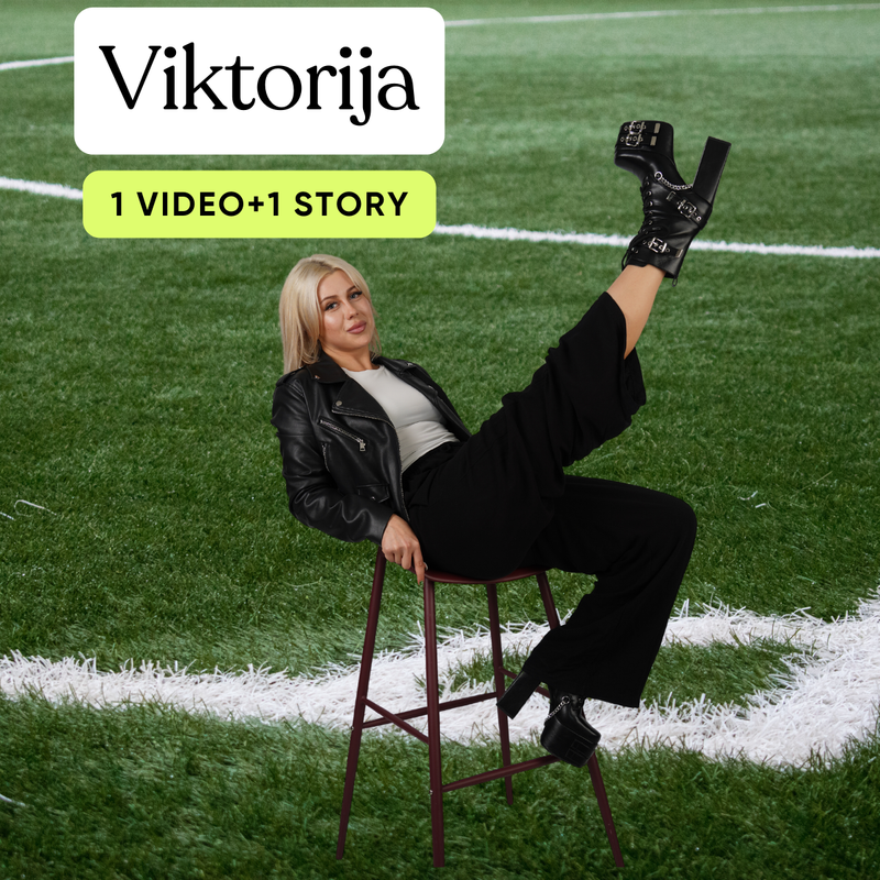 1 video+1 story with Victoria, can attend your service-sports class or some health procedure