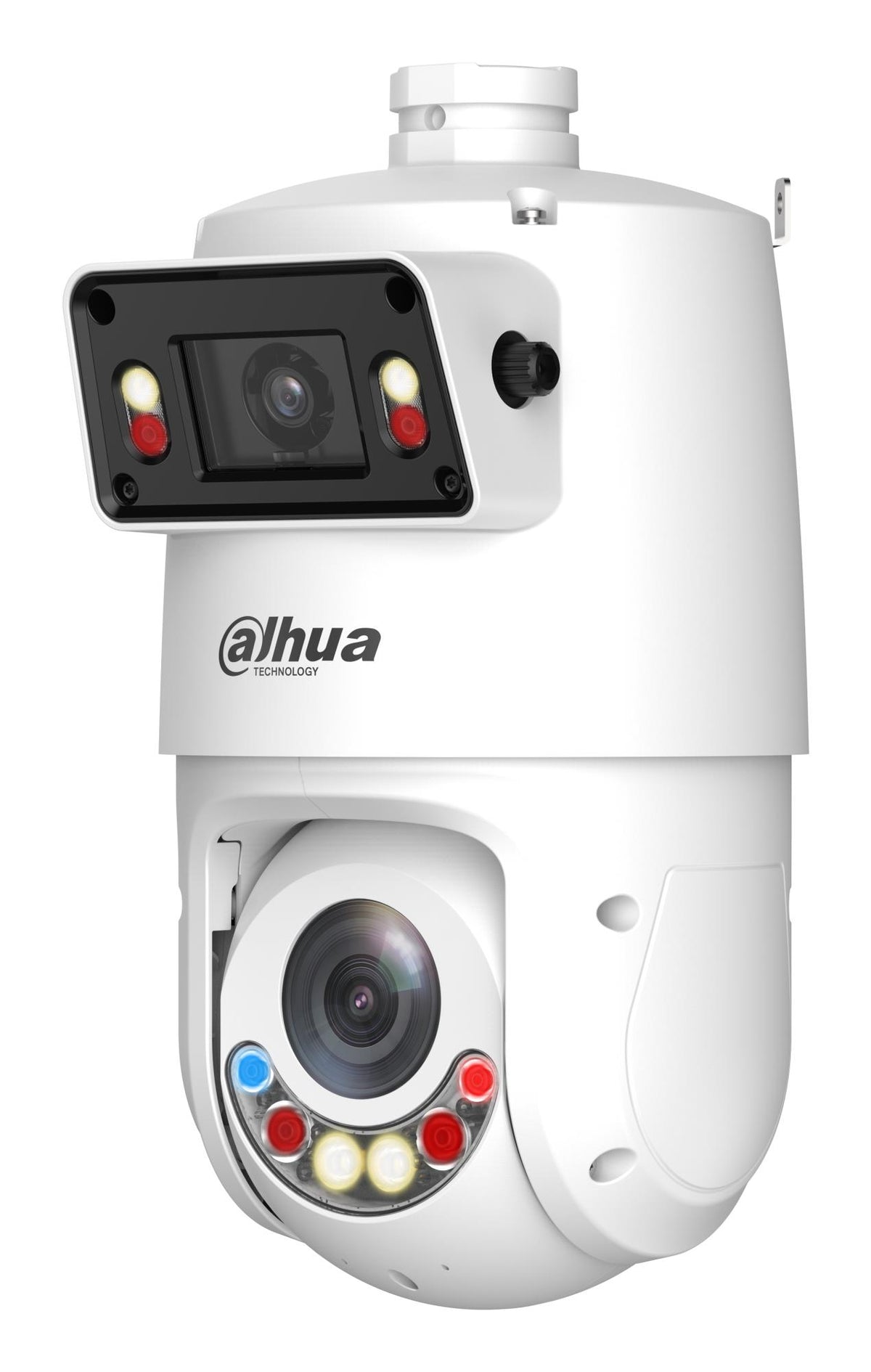 Dahua 4+4 MP X-Spans PTZ IP-kaamera, 25× optiline suum, 2,8 mm panoraam, infrapuna kuni 100 m, Smart Dual Light, Auto Tracking 3.0, AI, Active Deterrence, PoE+, IP66