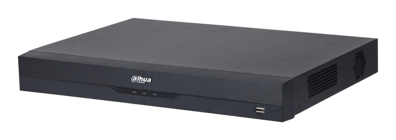 Dahua NVR5216-EI2, 16 kanālu WizSense tīkla videoreģistrators, līdz 32 MP IP kamerām, 2 × SATA līdz 26 TB katram, 448 Mb/s, 8K HDMI, SMD Plus, sejas atpazīšana, AcuPick un WizSeek