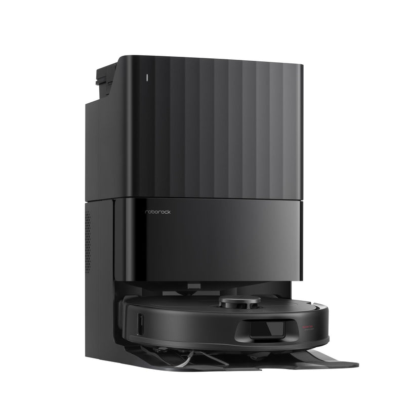 Roborock QR 798 QVRRS52-00, melns, robotizēts putekļsūcējs ar mitro un sauso uzkopšanu, 10 000 Pa, LiDAR navigācija, 5200 mAh, automātiska putekļu iztukšošana un mopu mazgāšana