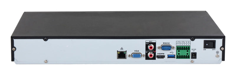 Dahua NVR5216-EI2, 16 kanālu WizSense tīkla videoreģistrators, līdz 32 MP IP kamerām, 2 × SATA līdz 26 TB katram, 448 Mb/s, 8K HDMI, SMD Plus, sejas atpazīšana, AcuPick un WizSeek