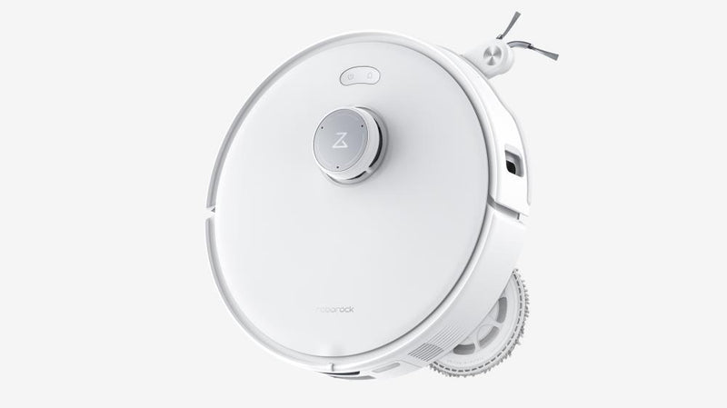 Roborock Qrevo Edge robotizētais putekļsūcējs, 18 500 Pa, sausā un mitrā uzkopšana, LiDAR navigācija, FlexiArm, DuoDivide Anti-Tangle, automātiskā dokstacija, 6400 mAh, balts