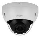 Dahua 4 MP āra kupolveida IP kamera, 2,7–13,5 mm, 104–29°, motorizēts vari-fokāls objektīvs, Smart IR līdz 40 m, WDR 120 dB, WizSense, SMD Plus, cilvēku un transportlīdzekļu noteikšana, mikrofons, microSD līdz 256 GB, PoE, IP67, IK10, balta