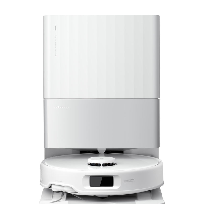Roborock Qrevo Edge 5V1 QRES02-00, balts, robotizēts putekļsūcējs ar mitro un sauso uzkopšanu, 18 500 Pa, LiDAR, 5200 mAh, FlexiArm, automātisku putekļu iztukšošanu un mopu mazgāšanu