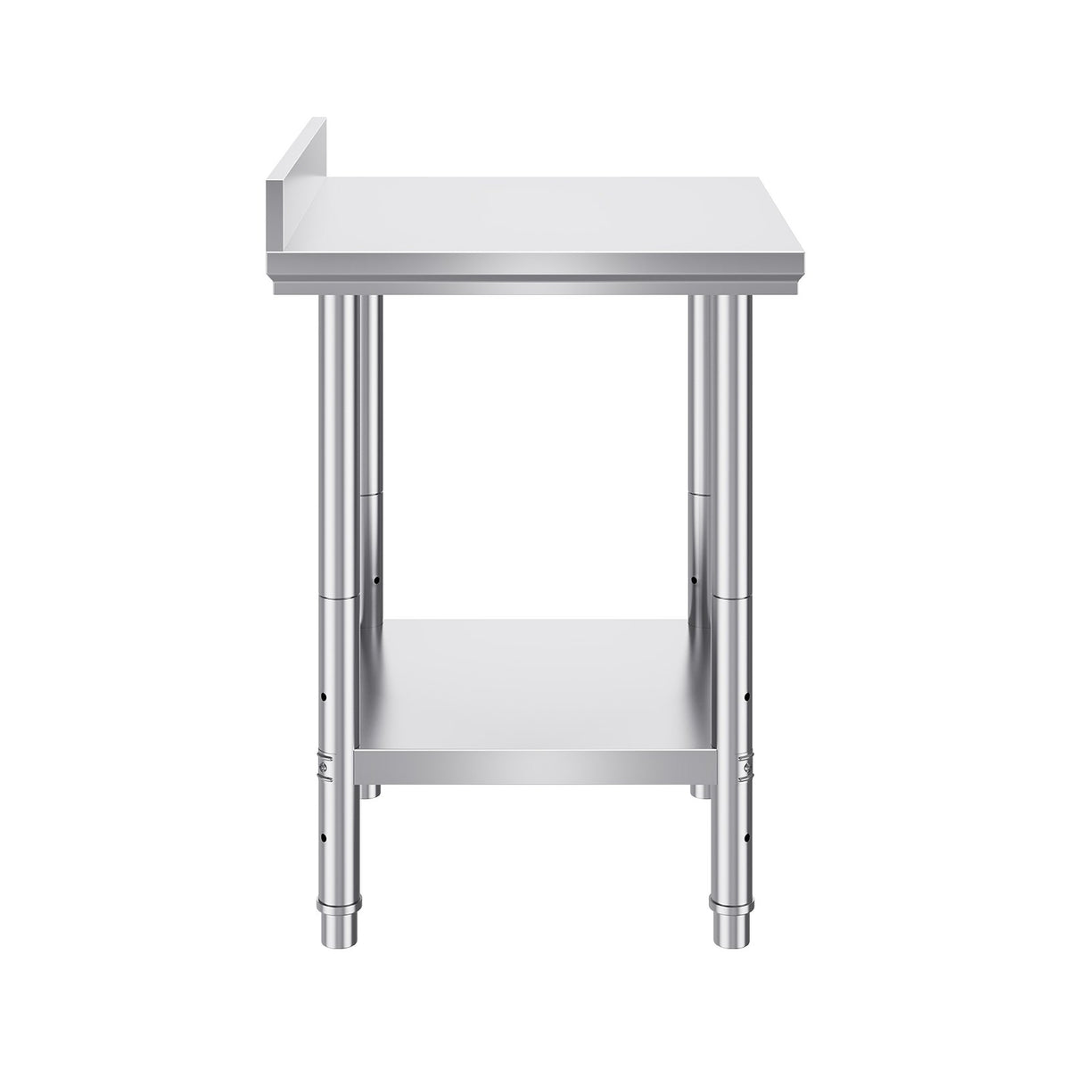 VEVOR Stainless Steel Work Table 60 × 60 × 88 cm with Lower Shelf, NSF, Commercial Kitchen