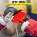 Cauruļu atslēga 1500 mm, smagā tipa, čuguna, regulējama, taisna santehnikas atslēga