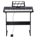 VEVOR digitālās klavieres, 61 taustiņš, elektriskas, pārnēsājamas, ar regulējamu statīvu