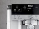 Ninja Luxe Café Premier Plus ES655EU, 3-in-1 espresso, filter and Cold Brew coffee machine with built-in grinder, 25 grind settings, Barista Assist, automatic milk frothing and integrated scales