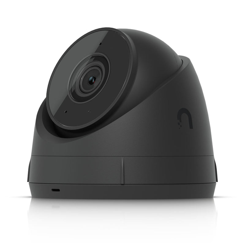 Ubiquiti G5 Turret Ultra 4 MP 2K āra kupolveida IP kamera, 2,8 mm, 102,4°, IR nakts redzamība līdz 30 m, cilvēku, transportlīdzekļu un dzīvnieku noteikšana, mikrofons, PoE, IP66, IK04, melna
