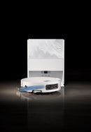 Dreame Aqua10 Ultra Track Complete robotizētais putekļsūcējs, 25 000 Pa, sausā un mitrā uzkopšana, TrackSync, LiDAR, AI šķēršļu noteikšana, automātiskā dokstacija, 6400 mAh, balts