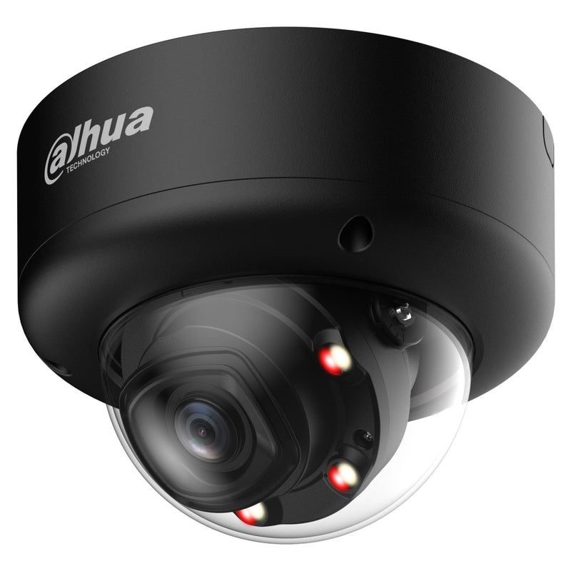 Dahua 5MP WizMind dome IP kamera, 2,7–13,5mm, IR 60m, Smart Dual Light, AI, WDR, PoE, IP67, IK10, melna