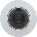 Axis M4218-V 8 MP kupolveida IP kamera, 2,8–8,4 mm, 93–47°, 4K, WDR, digitālā PTZ, 15 kadri/s, microSD, HDMI, PoE, IP42, IK08, balta