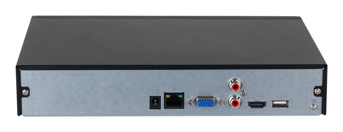 Dahua NVR2104HS-4KS3 4 kanālu tīkla videoreģistrators, līdz 8 MP, 4K HDMI, 1 SATA, H.265+, melns