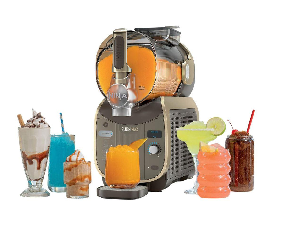 Ninja SLUSHi MAX FS605EUBR, 440 W, 4,4 l külmutatud jookide ja slush-jookide valmistamise seade, 6 programmi, SlushAssist, RapidChill Pro, 15 temperatuuri seadet, Mokka