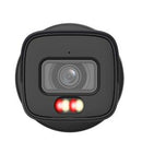Dahua 8 MP āra bullet IP kamera, 2,8 mm, 110°, Smart Dual Light, IR un silti balta gaisma līdz 30 m, WDR 120 dB, WizSense, SMD 4.0, cilvēku un transportlīdzekļu noteikšana, mikrofons, microSD līdz 512 GB, PoE, IP67, melna