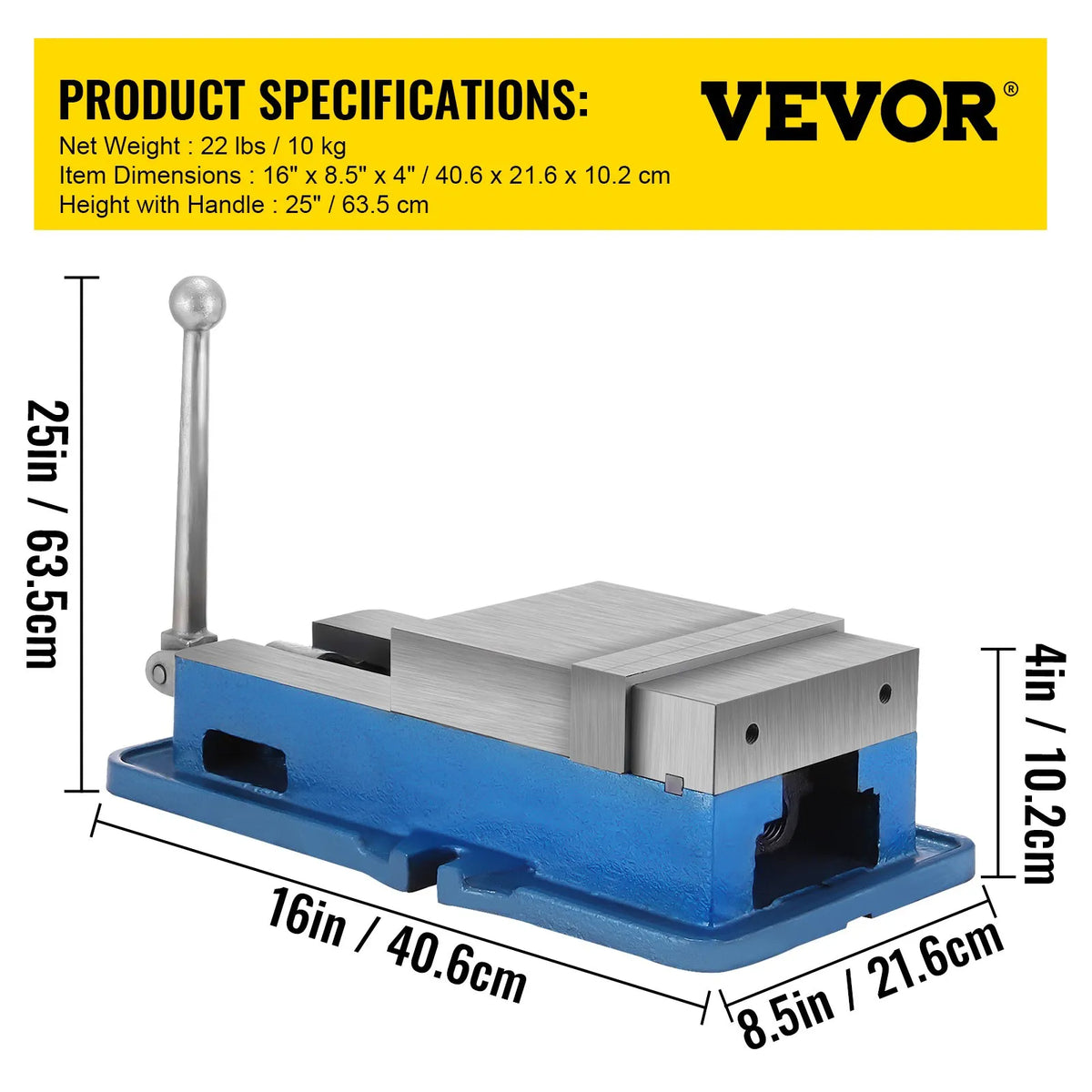 VEVOR 15,2 cm precīzās mašīnas skrūvspīles ar spēcīgu fiksāciju, 26,9 kg precīzijas skrūvspīļu komplekts ar piederumiem, 4,4 cm žokļu atvērums, galda skrūvspīles precīzai fiksācijai - ZEMLETES.LV