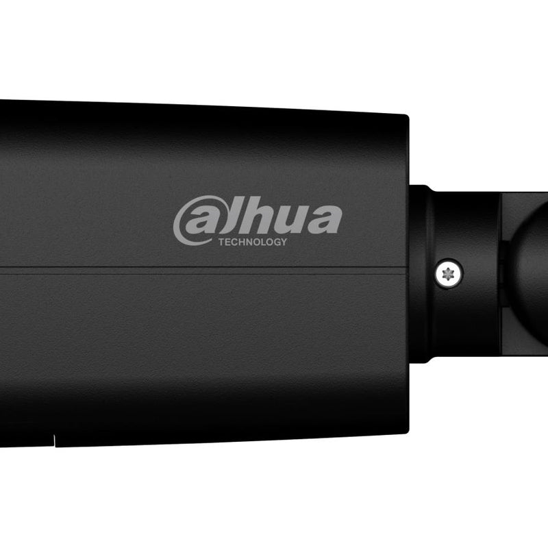 Dahua 8 MP bullet IP kamera, 2,7–13,5 mm, motorizēts objektīvs, 114–32° skata leņķis, Smart Dual Light, balta gaisma līdz 60 m, WDR 120 dB, WizSense, SMD Plus, cilvēku un transportlīdzekļu noteikšana, mikrofons, microSD līdz 256 GB, PoE, IP67, IK10, melna