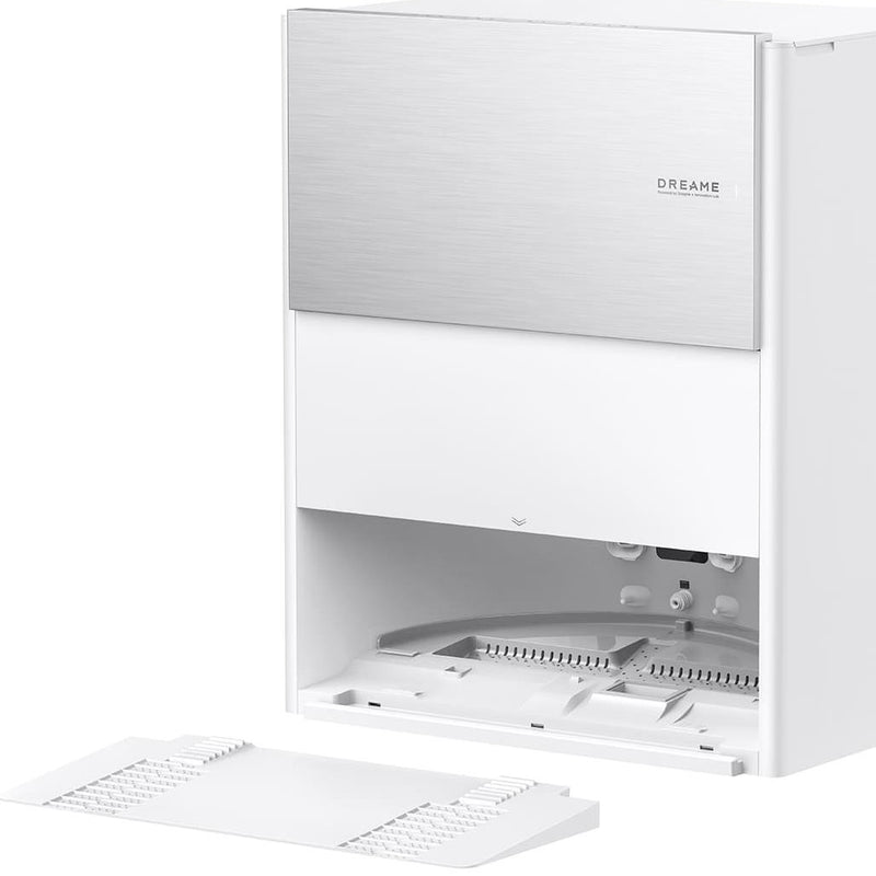 Dreame Aqua10 Roller robotizētais putekļsūcējs, 30 000 Pa, AquaRoll™ mitrā uzkopšana, 100 °C pašattīrīšanās, 6 cm šķēršļu pārvarēšana, 6400 mAh, LiDAR, balts
